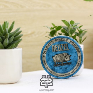 Pomade vuốt tóc Reuzel Pomade Blue 113g Hà Lan | Pomade vuốt tóc Nam Reuzel Pomade