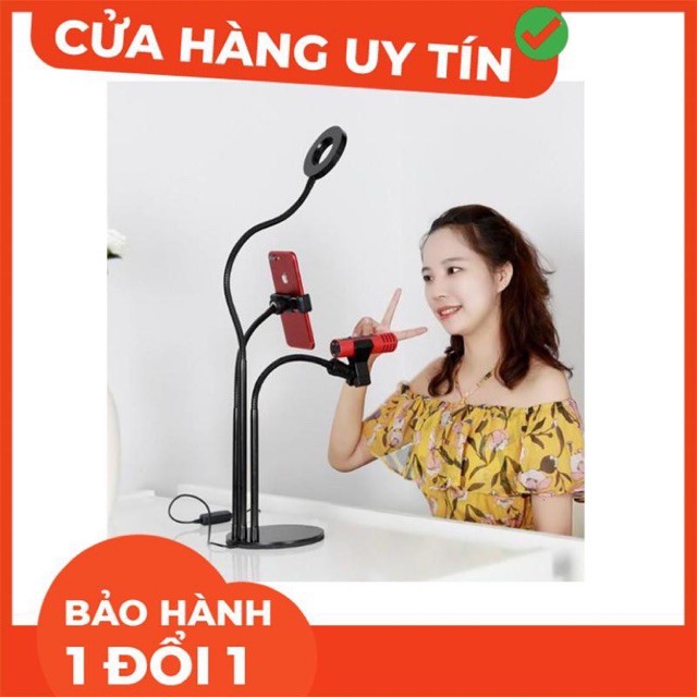 [ GIÁ SỈ ]  Bộ Livestream Đa Năng 3 Trong 1, Kiêm Đèn Đọc Sách 3 Chế Độ