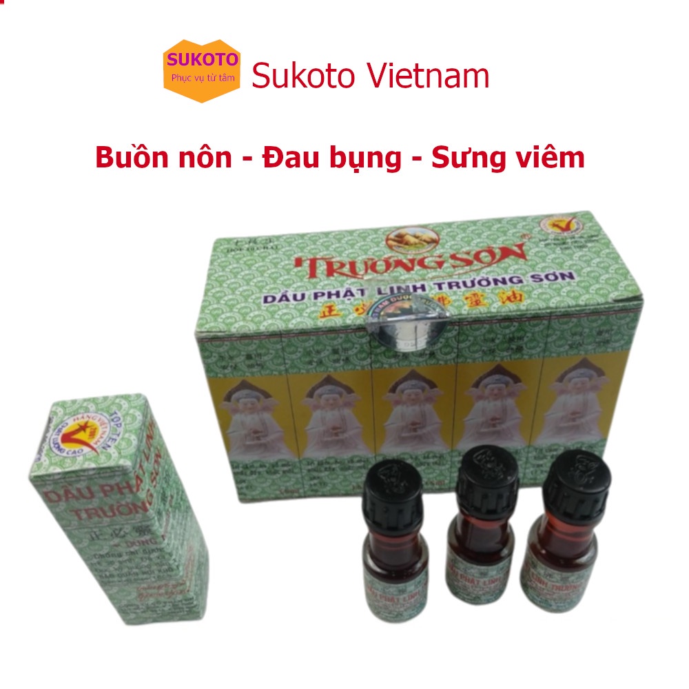 Dầu Phật Linh Trường Sơn-Dầu xoa bóp xương khớp-Giảm stress, đau lưng-Giải cảm, đỡ ho