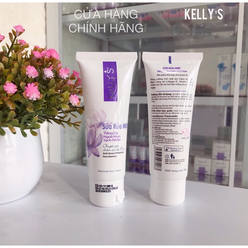 Sữa Rửa Mặt Ngừa Mụn Kelly’s