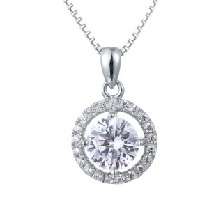 Dây chuyền bạc nữ đính đá DB2426 cao cấp Trang sức Bảo Ngọc Jewelry | shopeetramty