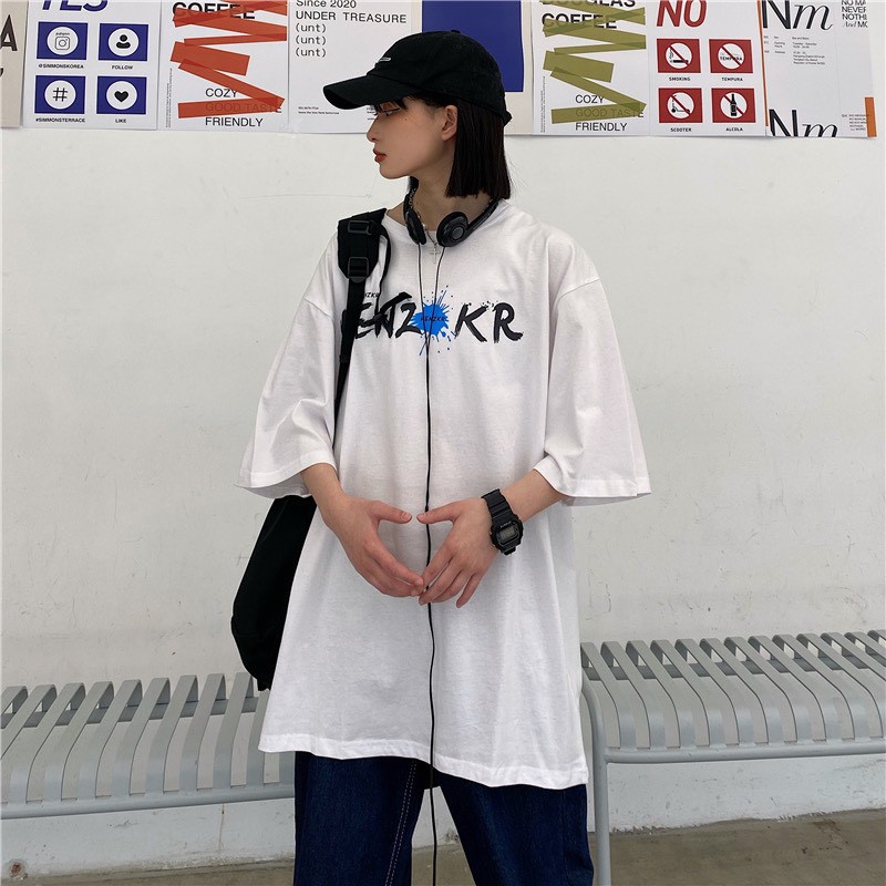 Áo thun tay lỡ Unisex NEKOSG, áo phông form rộng ATL157