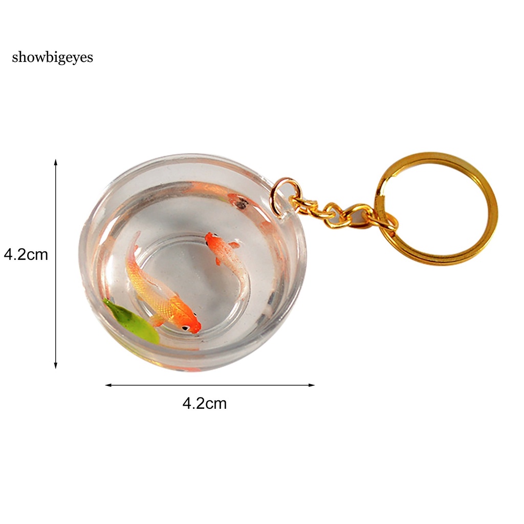 Móc khóa hình cá Kois may mắn mini thân thiện với môi trường