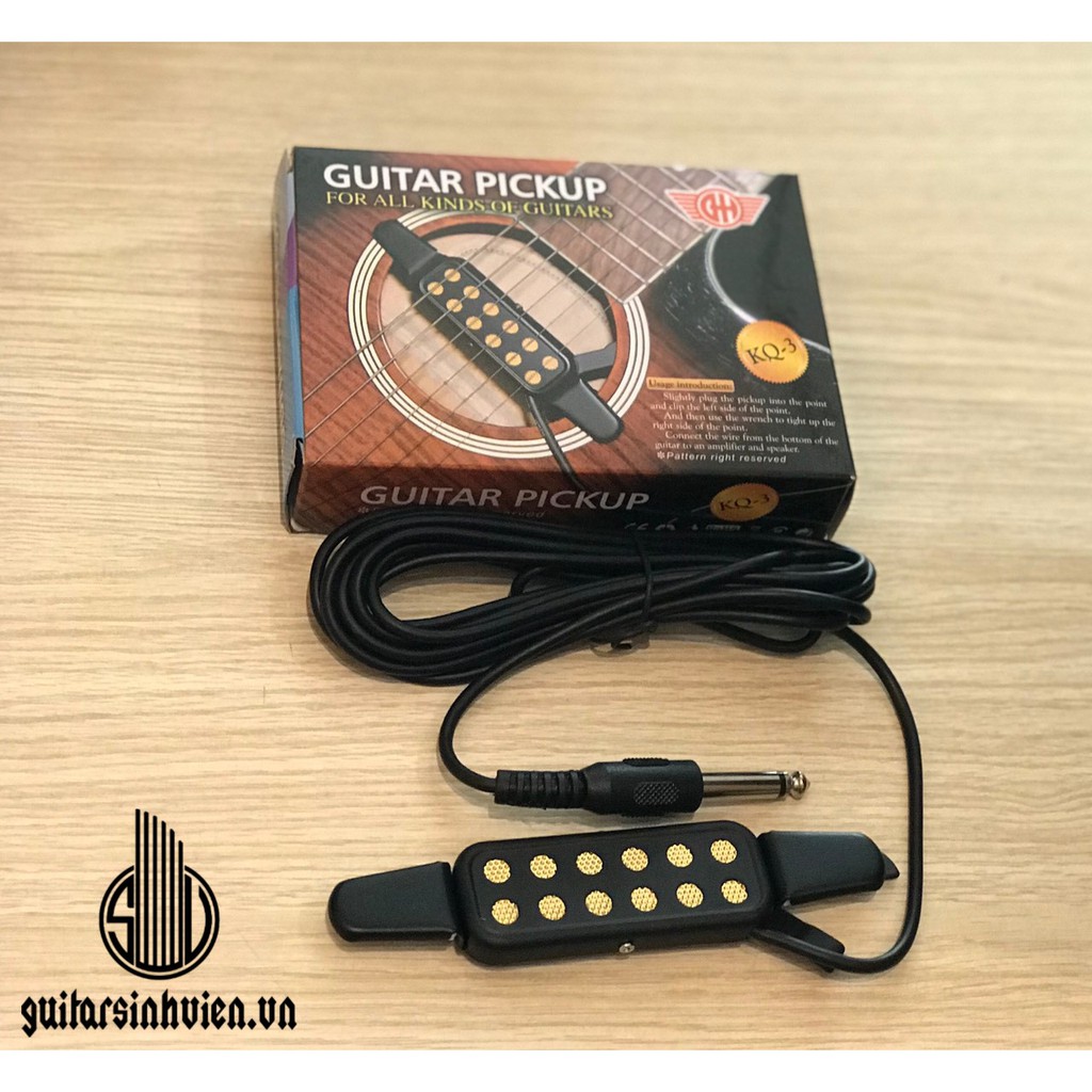 Guitar Pickup Tăng Âm Cho Các Loại Đàn Guitar - Giúp kết nối với loa - âm ly