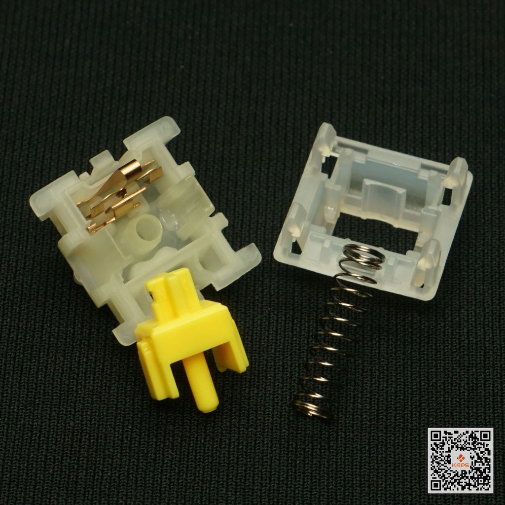 Switch Gateron Milky Yellow Pro | Switch lẻ | Linear Switch | Switch 5 chân | Switch Gateron | Dùng cho bàn phím cơ