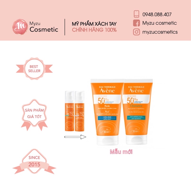 Kem chống nắng Avene SPF 50+