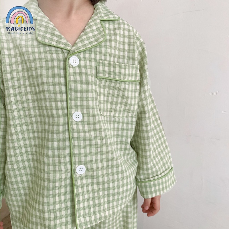 Bộ đồ pyjama rời dài tay họa tiết dễ thương cho bé BR20017 MAGICKIDS Quần áo trẻ em