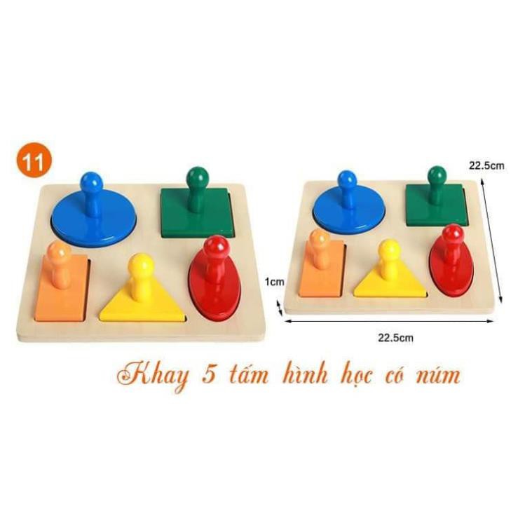 Set 20 món giáo cụ Montessori 0-3