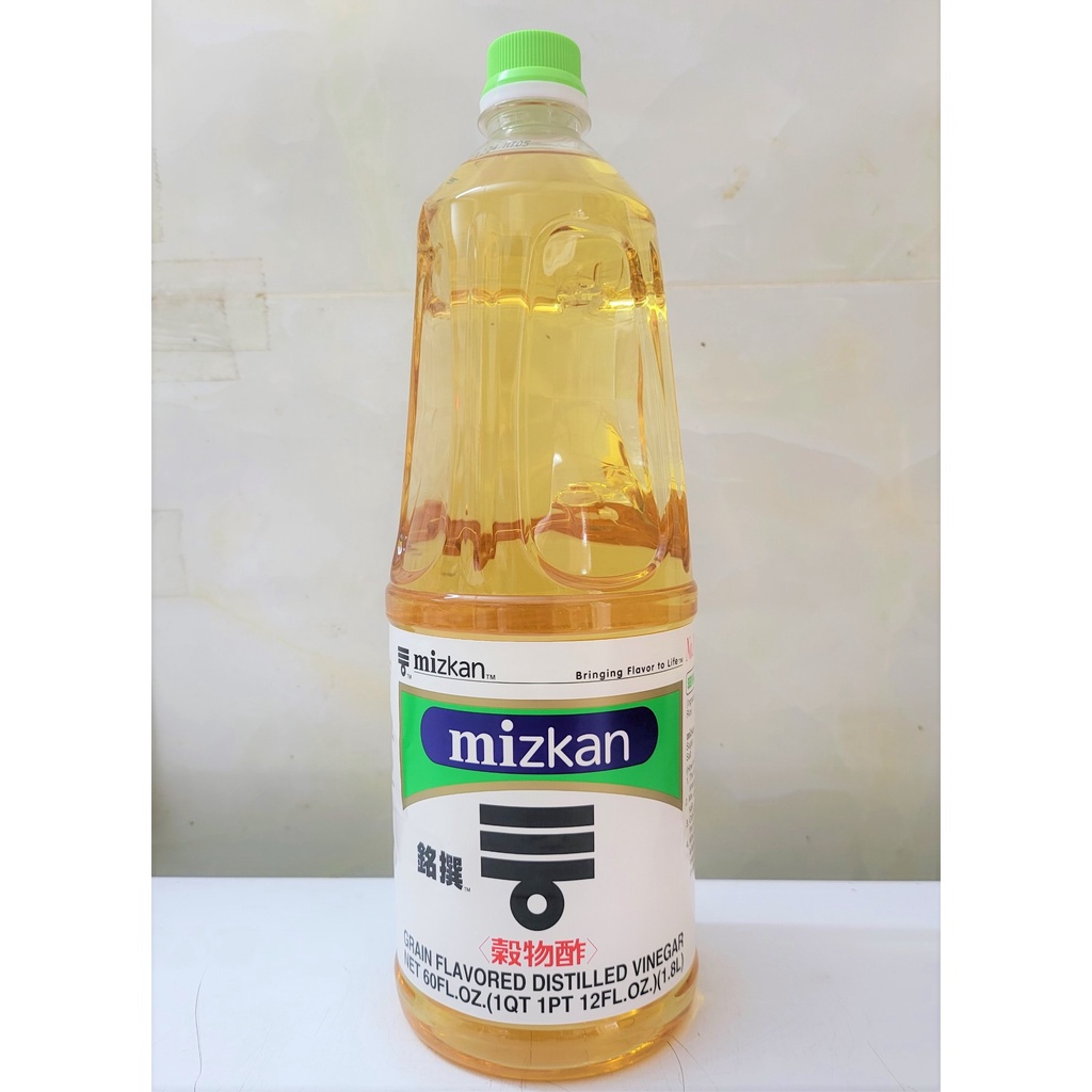 [Bình 1.8 Lít] GIẤM CẤT TỪ NGŨ CỐC (Trộn cơm sushi) [Japan] MIZKAN Grain Flavored Distilled Vinegar (sib)