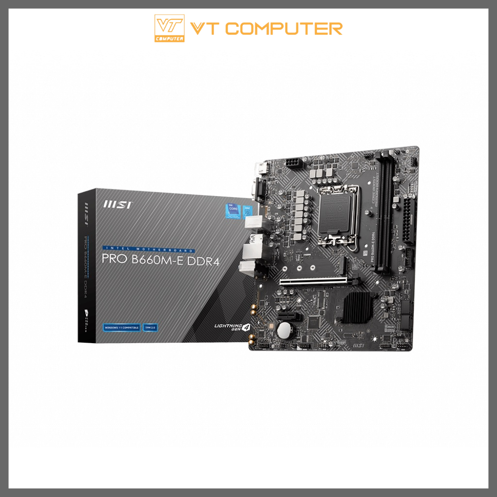 Bo Mạch Chủ MSI Mag/Pro B660M / DDR4 / Socket 1700 / Bảo Hành 36 Tháng