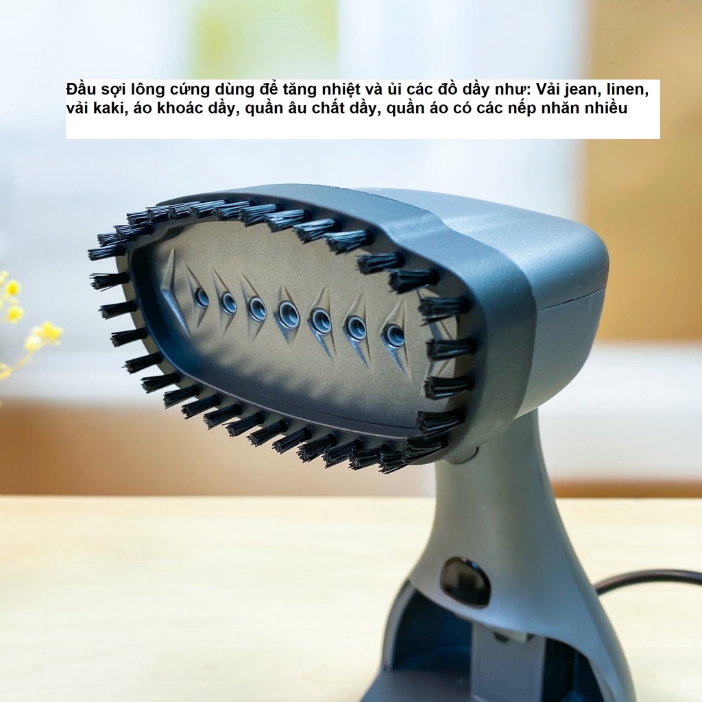 Bàn Là Hơi Nước Cầm Tay Lebenlang Đức LBD528G Màu ghi Sang Trọng