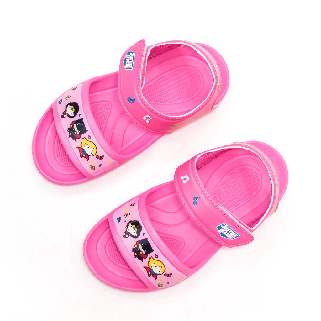 GIÀY SANDAL QUAI HẬU ĐẾ BẰNG HỌC SINH BÉ GÁI BITA'S SJUGI.01 (HỒNG + XANH BIỂN) - BITAS