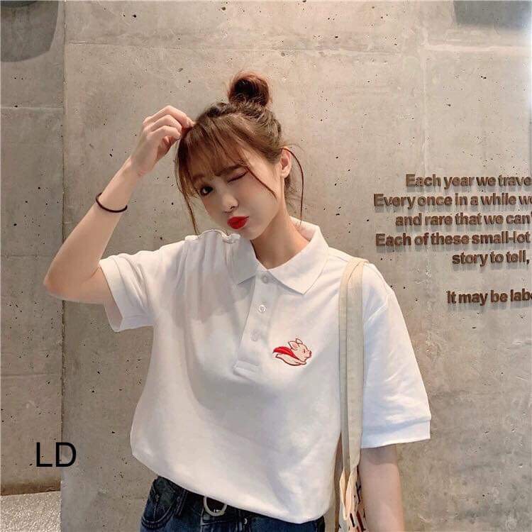 Áo polo lợn siêu nhân LDU0519