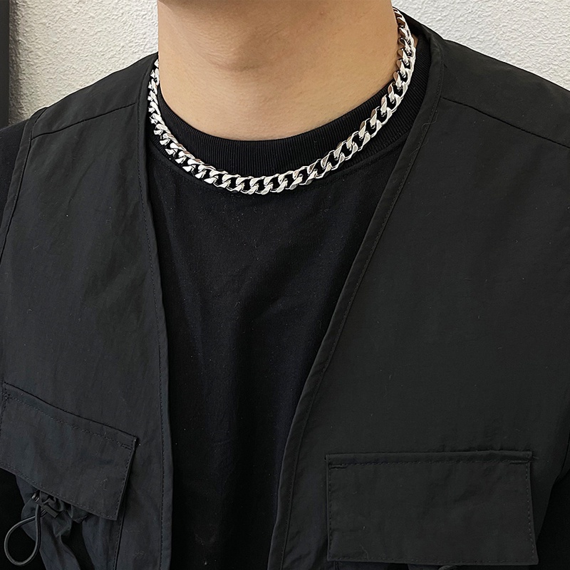 Vòng cổ Thép Titan Phong Cách hip hop Đường Phố Cá Tính Cho Nam Nữ