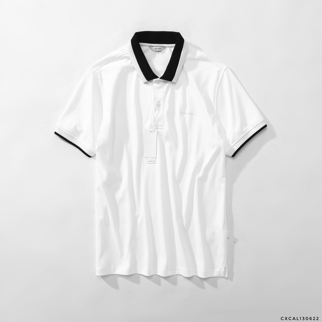 Aó polo nam CK cổ 2 khuy,Form Slimfit,vải cotton lạnh liquid co dãn 4 chiều,thấm hút mồ hôi,Hàng VNXK