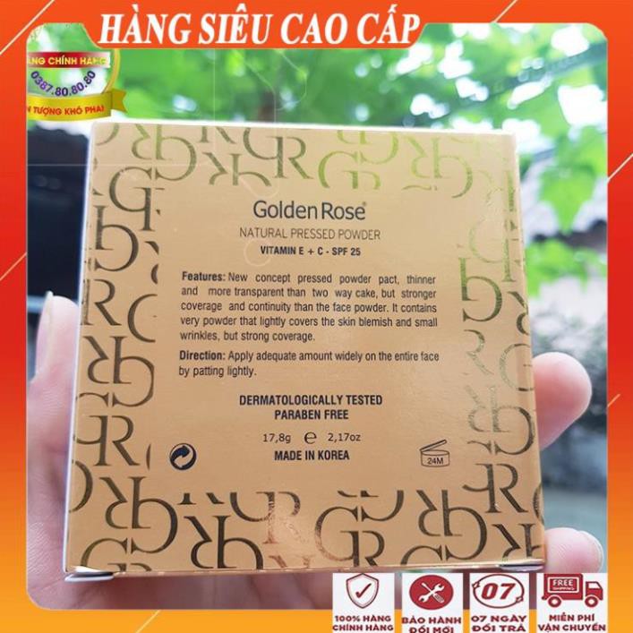 [ FreeShip - HÀNG SIÊU CAO CẤP ] Phấn phủ kiềm dầu siêu mịn siêu đẹp đa năng cao cấp/ Phấn phủ nén tốt golden rose