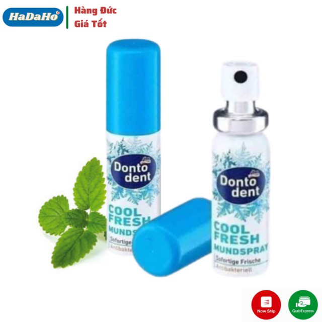 Xịt thơm miệng Dontodent cool fresh 15ml