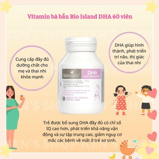 Viên uống DHA Bio Island cho bà bầu
