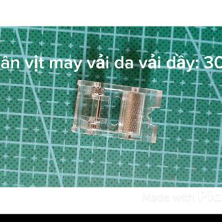 Chân vịt may vải da vải dầy. ( chân vịt có con lăn)