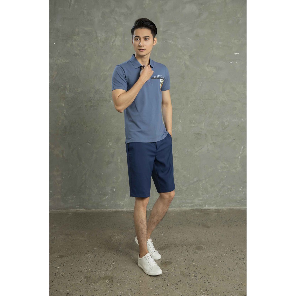 Quần short nam ARISTINO chất liệu bền màu, thoáng mát, thoải mái vận động - ASO016S1