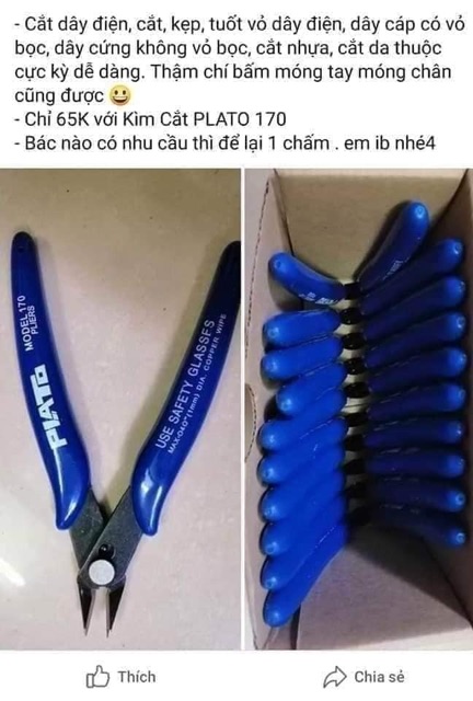 kìm chính hãng PLATO