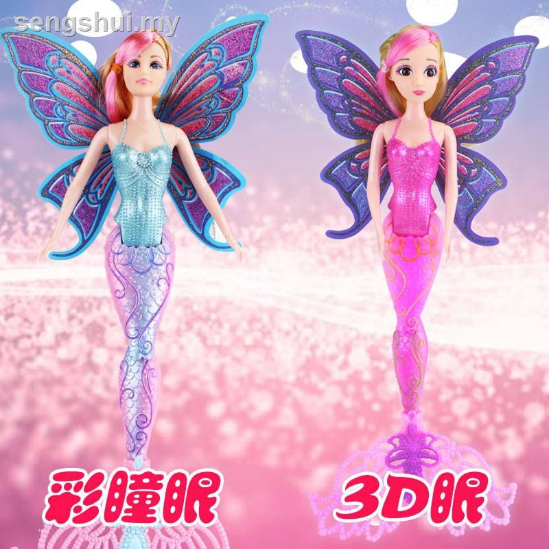 Búp Bê Barbie Nàng Tiên Cá Dễ Thương Cho Bé Gái