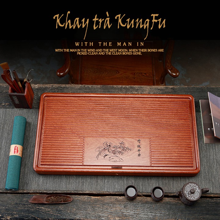 Khay trà Kungfu gỗ tự nhiên cao cấp chất lượng hàng đầu Việt Nam