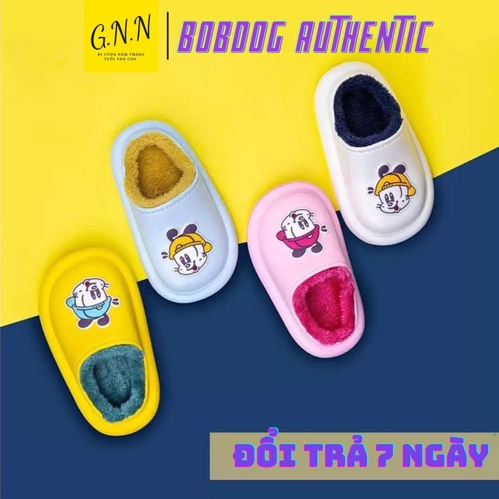 Dép cho bé BOBDOG - Dép sục lót lông mềm cho bé trai bé gái Nhựa eva siêu bền siêu nhẹ dễ lau chống bám bụi chính hãng