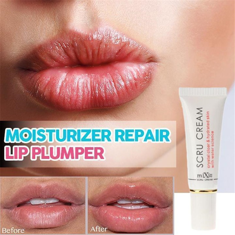 MIXIU Moisturizing Exfoliating Lip Scrub Remove Dead Skin Lighten Lip Lines Wrinkles Hydrating Exfoliating Lip Gel Lip Care