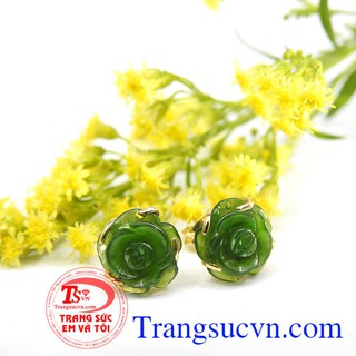 Hoa tai ngọc cẩm thạch