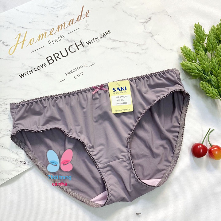 Quần lót nữ thun lạnh trơn hàng Saki Việt Nam - QLNU377