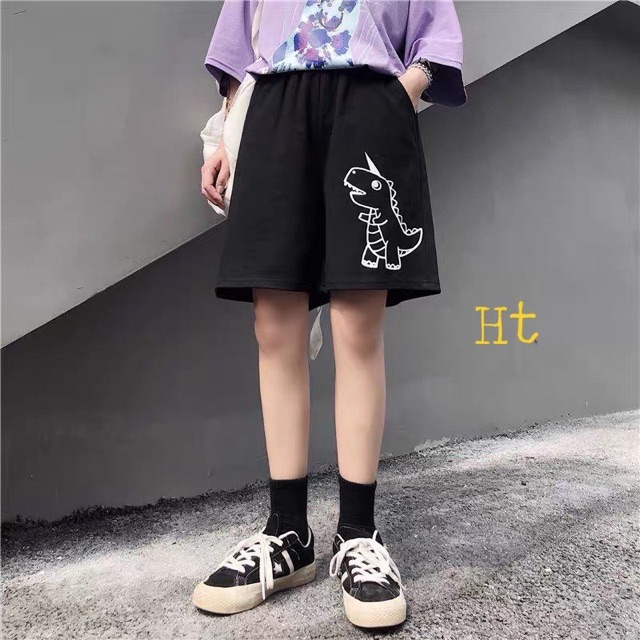 Quần ngố Khủng long sừng tici In 5D H2V589