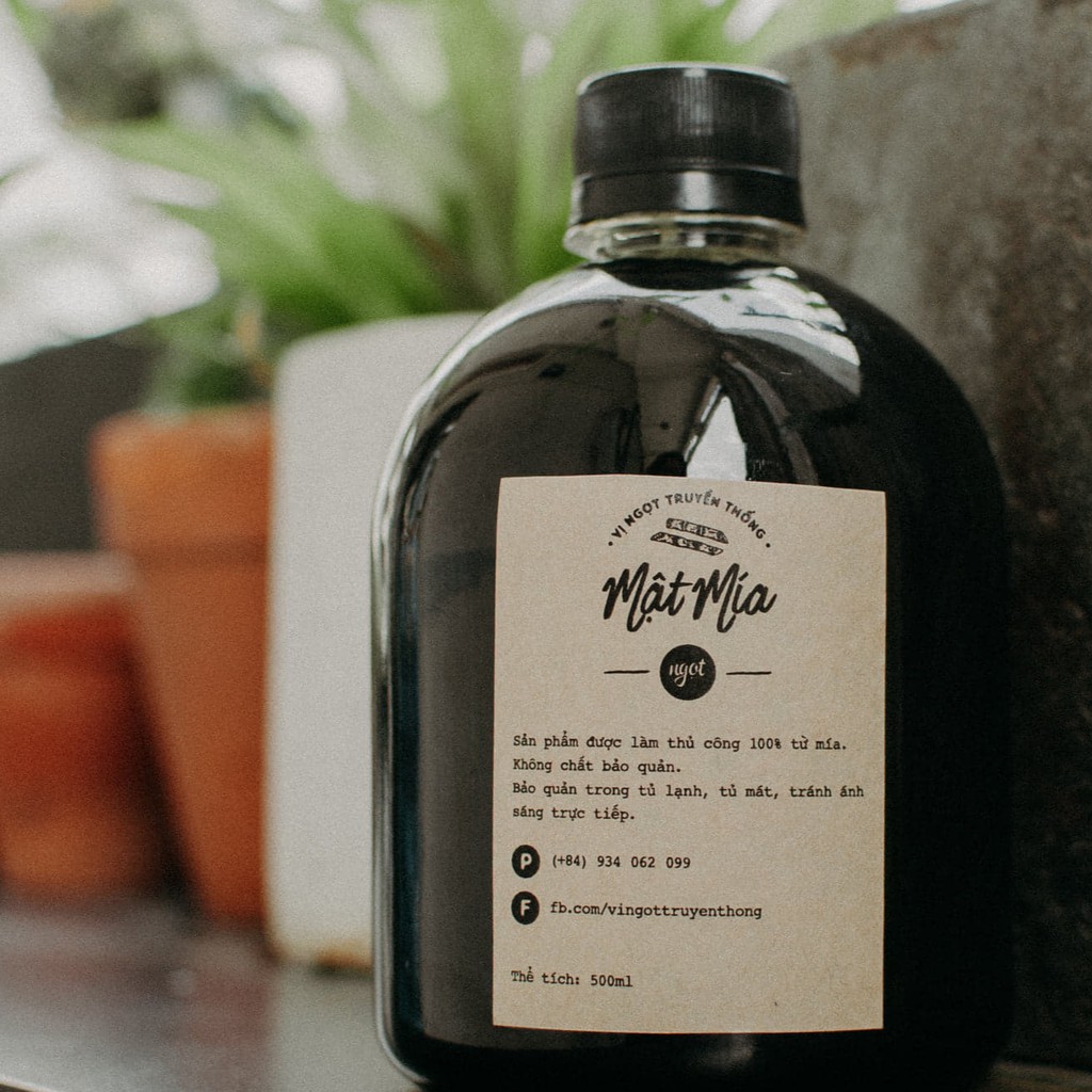 Mật Mía Nguyên Chất 100% hũ 500gram