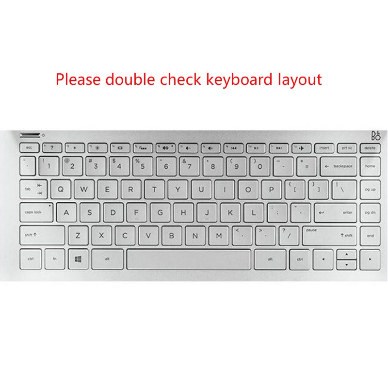 Miếng dán bảo vệ bàn phím laptop Hp Envy 13-ah1002tu 13.3Inch bằng silicon siêu mỏng