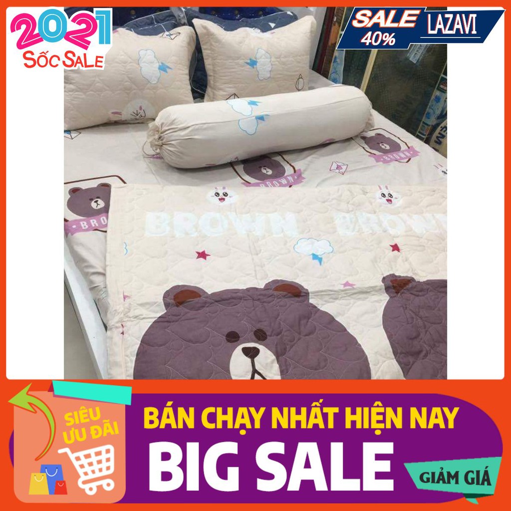 Ga trải giường poly việt nam 1m6x2m ( MẪU GẤU ) | BigBuy360 - bigbuy360.vn