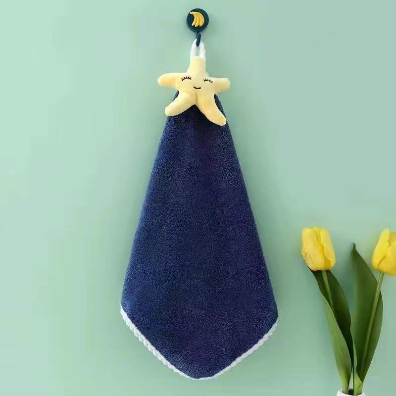 MỚI- Khăn lau tay, lau bếp SẮC MÀU 25x30cm hình dễ thương đa năng vải cotton nhung siêu thấm hút - giao ngẫu nhiên