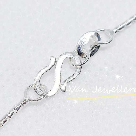 Móc khóa dây chuyền bạc ta_ van jw