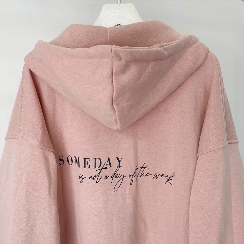 [ Ảnh thật ] Áo Hoodie Zip Chất Nỉ Ngoại  Áo Khoác Nỉ Unisex Form Nam Nữ In Sunday