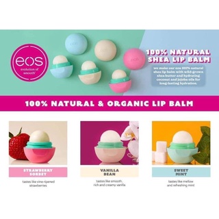 [US] Son trứng EOS - dưỡng môi mềm mịn (set 1 trứng ngẫu nhiên)