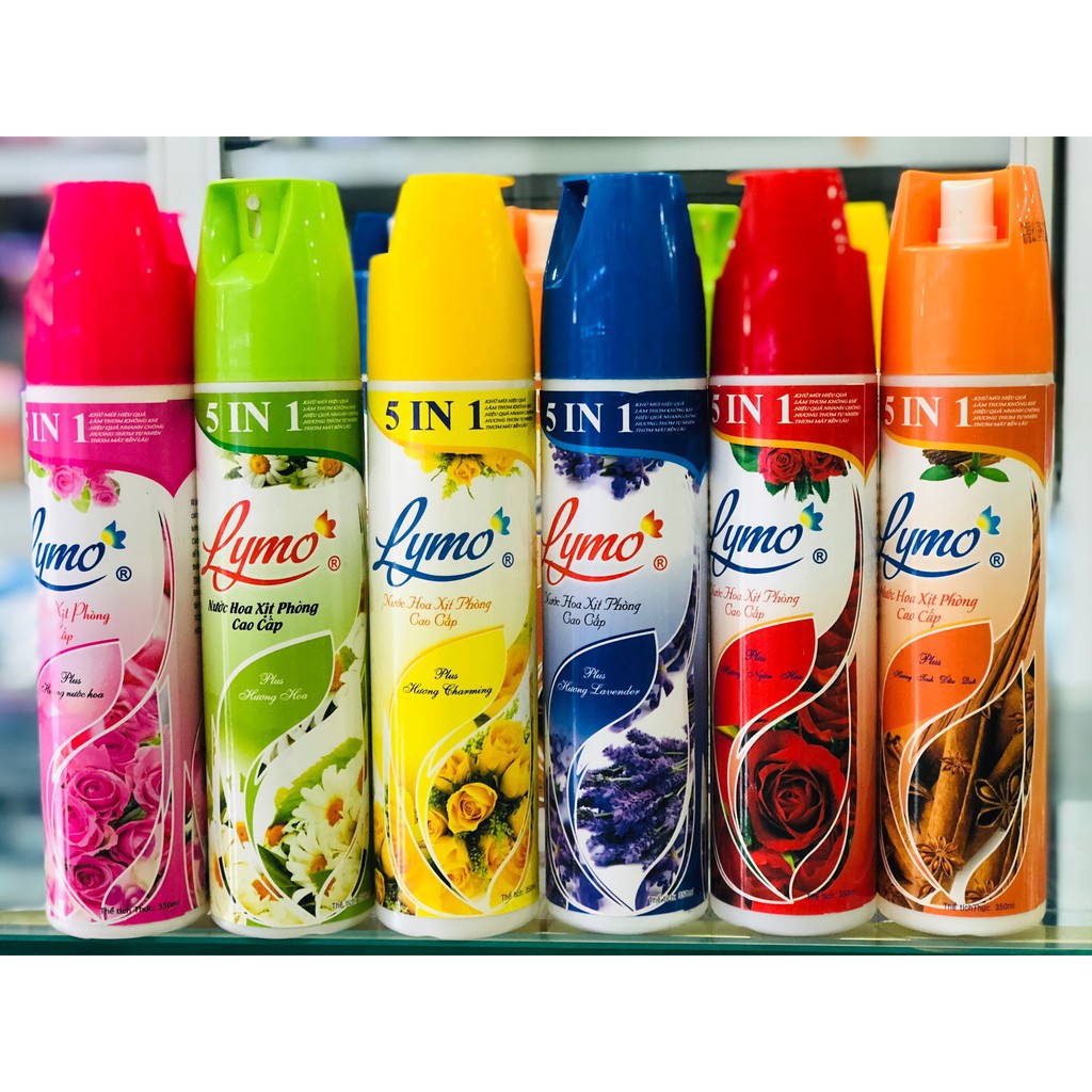 Nước hoa xịt phòng cao cấp LYMO 5 in 1
