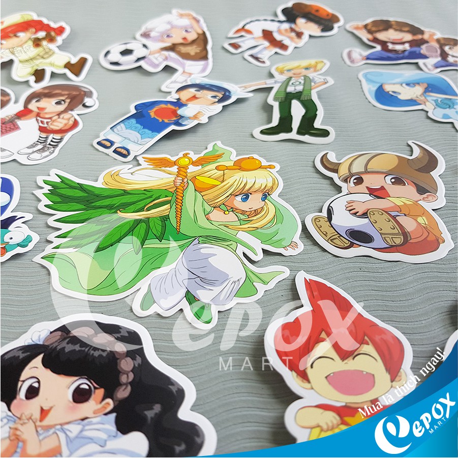 [RẺ VÔ ĐỊCH] Sticker Lớp học mật ngữ / 12 cung hoàng đạo - Bộ gồm 24 tờ