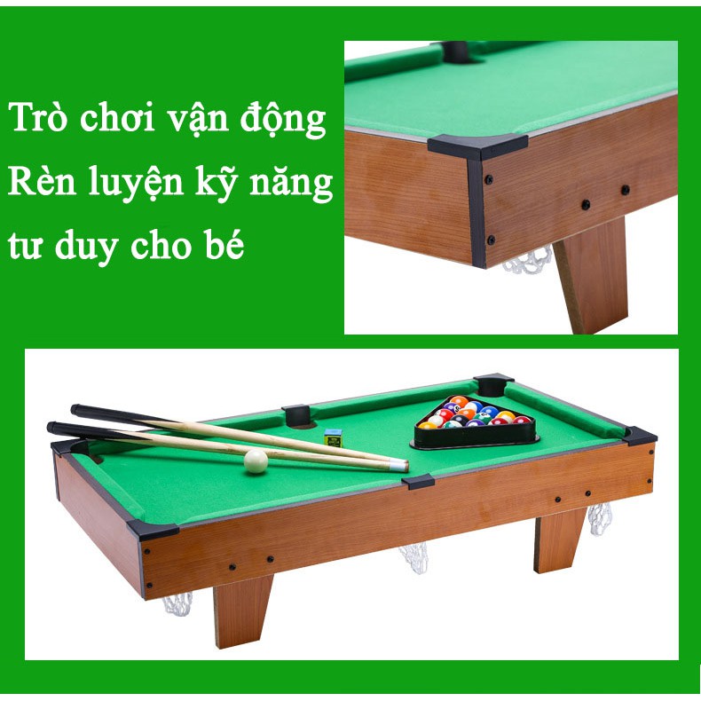 Bộ Đồ Chơi Gỗ Bàn Bi A Mini, Đồ Chơi Vận Động Bàn Bi A Mini Chất Lượng Cao, Bộ Đồ Chơi Bàn Bi A Nhiều Kích Thước Cho Bé