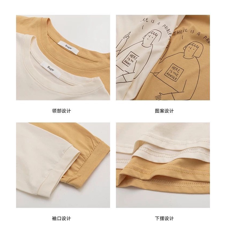 Áo Thun Dài Tay Cổ Tròn In Hình Hàn Quốc Cho Nữ JL-TX-559