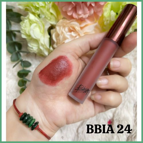 Son Bbia Last Velvet Lip Tint - 24 Trendy Note 5g (màu hồng đất ánh cam nhẹ)