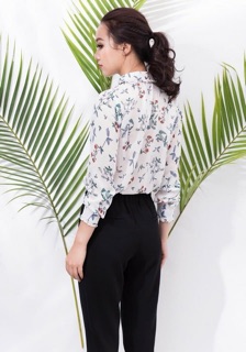 👚SƠ MI VOAN LỤA - CỔ THẮT NƠ