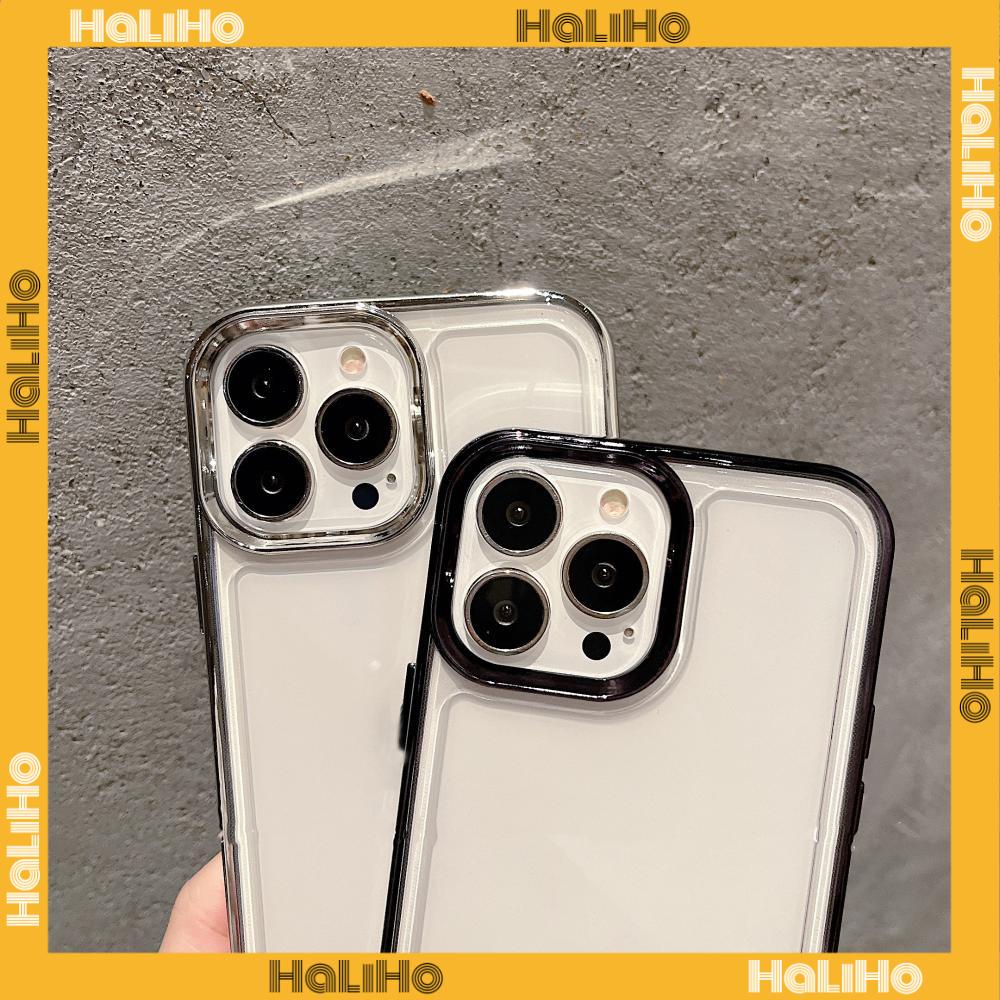 Ốp điện thoại TPU dẻo mạ kim loại sang trọng thích hợp cho iPhone 14 Pro Max 14 Plus 13 Pro Max 12 Pro Max 11 XR 7Plus