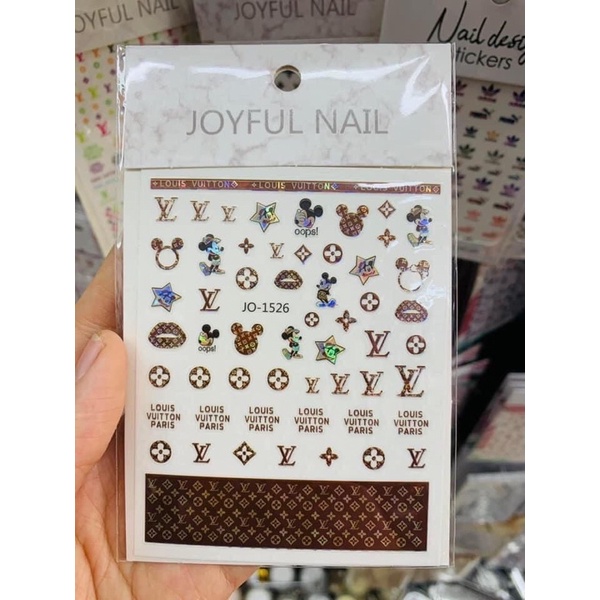 sticker thương hiệu - dán móng cực xinh