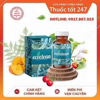 ✅ ECOCLEAN 👍[Freeship] ❤️ VIÊN UỐNG DETOX THANH LỌC GIẢI ĐỘC CƠ THỂ, BỔ GAN THẬN,TIÊU DIỆT KÝ SINH TRÙNG CHÍNH HÃNG
