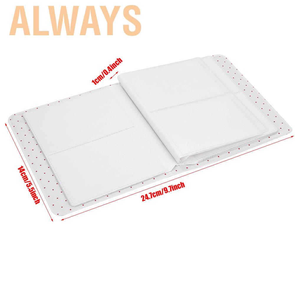 Album giữ ảnh 64 túi với bìa trang trí cát kim tuyến xinh xắn