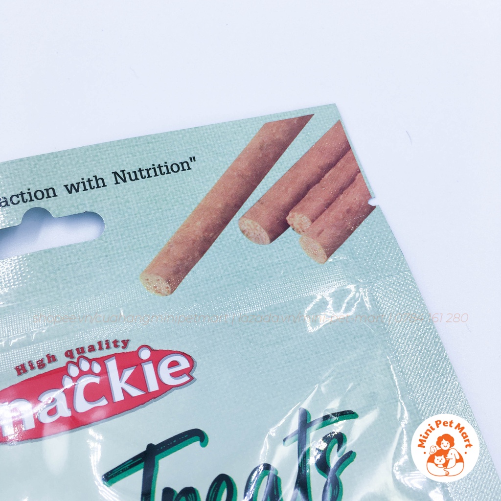 Thức ăn vặt cho chó SNACKIE 70g - Vị thịt heo xông khói, thịt bò, sữa, cà rốt, cải bó xôi